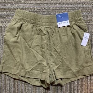 Old Navy Women's High Waist Olive Shorts